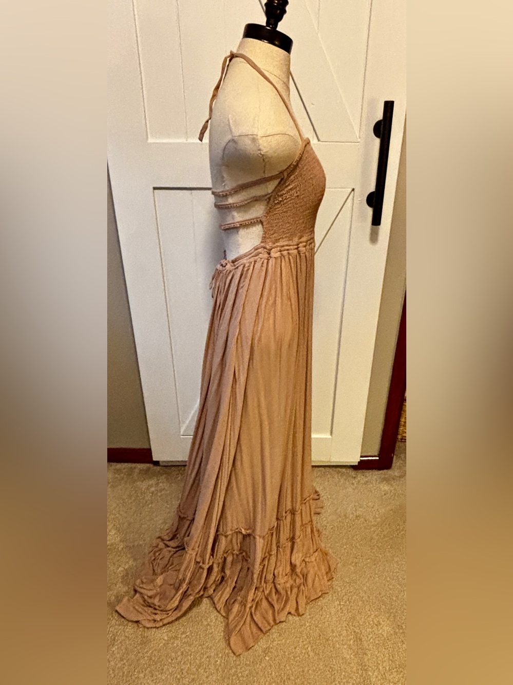 Free People Extratropical Smocked Maxi Dress - Small - Picture 8 of 11